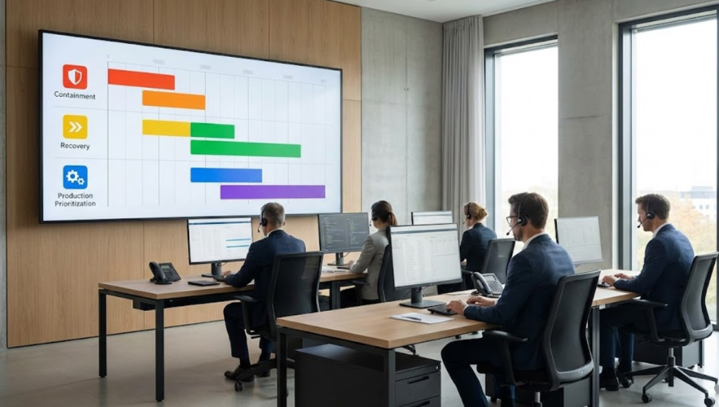Imagen 1 — Cybersecurity in the connected factory: when downtime starts with a click
