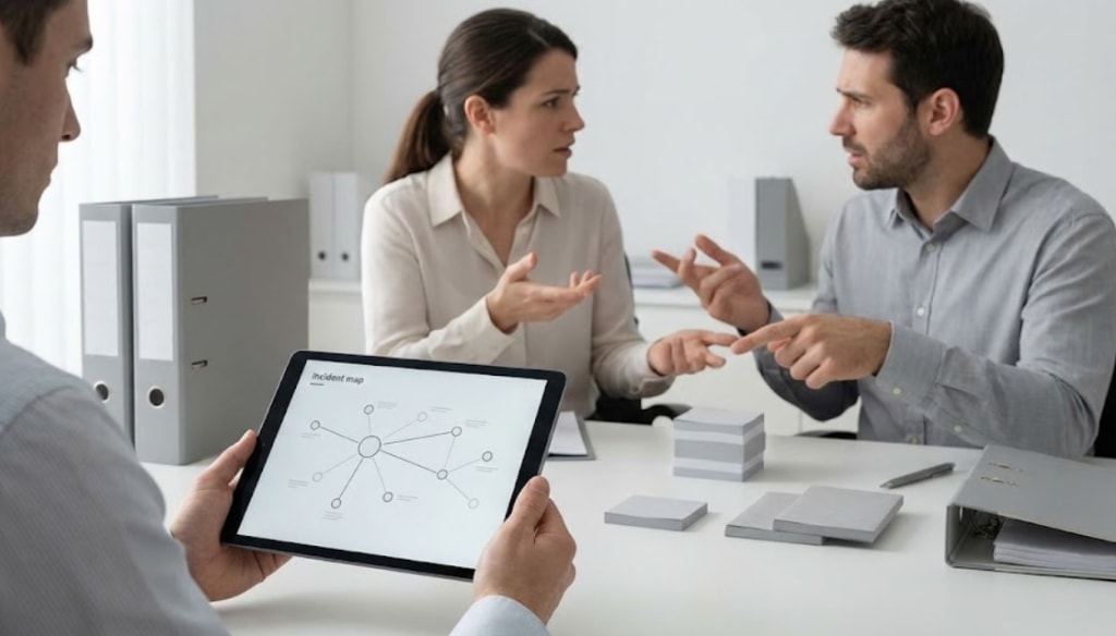 Internal chaos: blurry processes become lethal traps