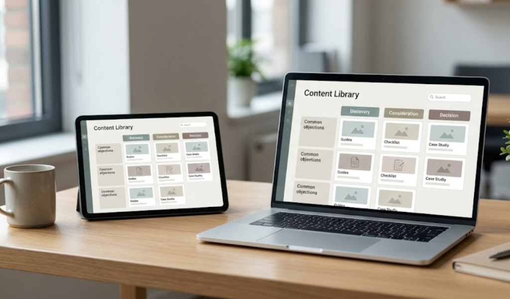 Imagen 1 — Real lead nurturing: when content actually matures the lead