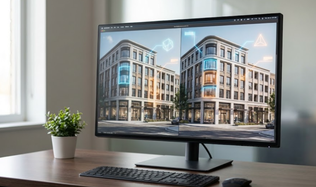 Imagen 1 — Advanced visualization: renders and VR that sell without creating operational debt