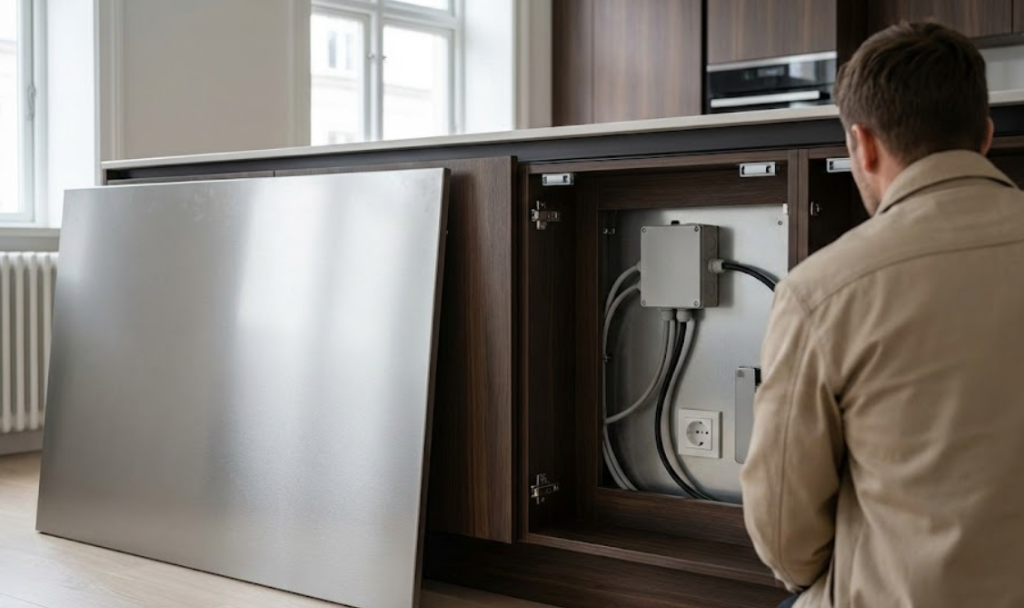 Imagen 2 — Threespine tech and Design for Disassembly: fast installation, easy take-down